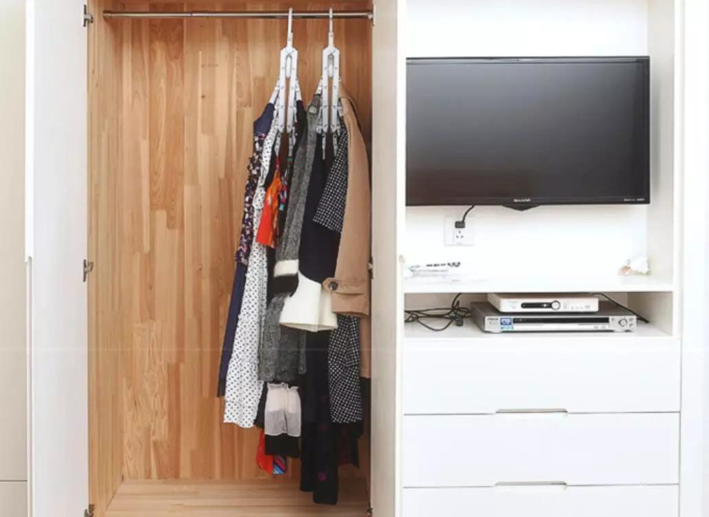 实用衣架设计可以挂很多衣服,家庭最实用的衣架设计