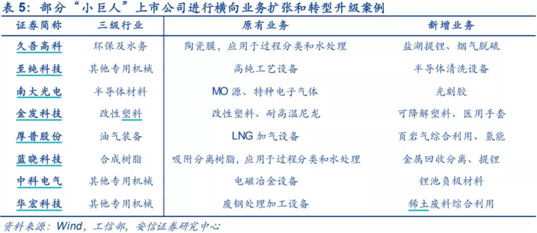 专精特新小巨人名单中的上市企业,专精特新小巨人由谁认证