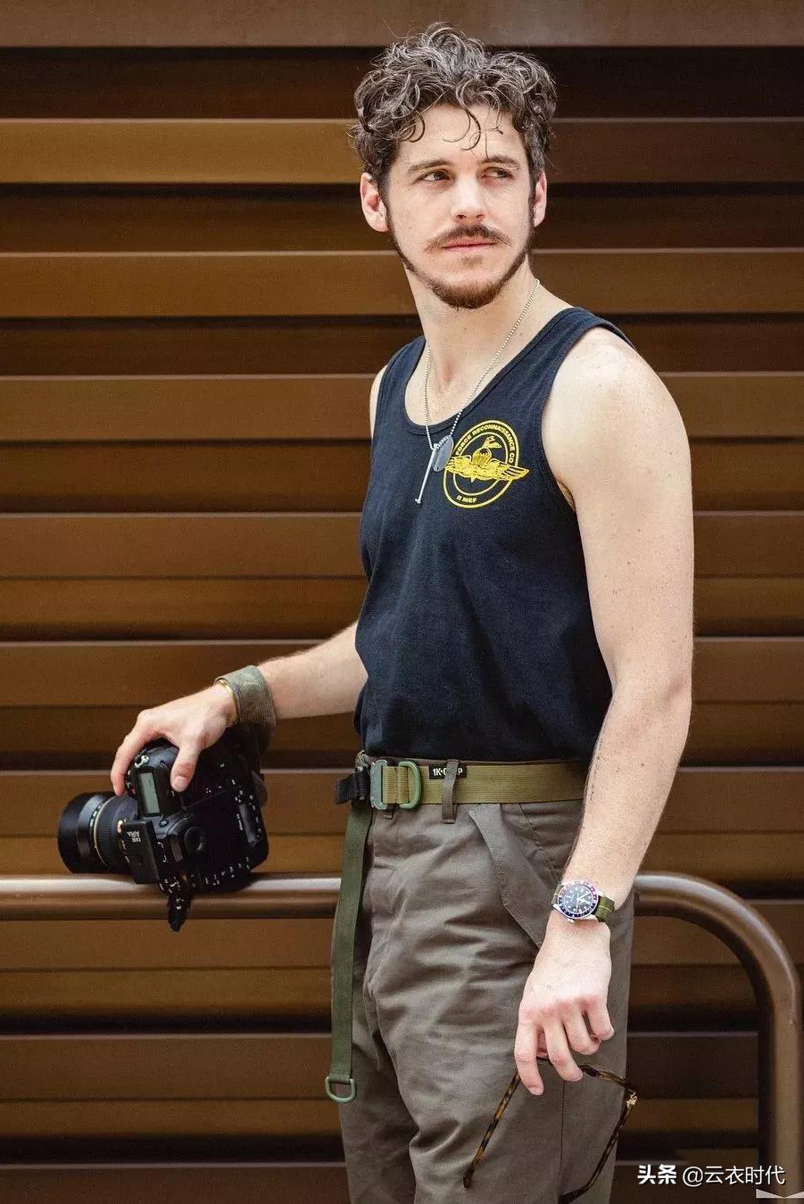 男士时尚简约双扣腰带,腰带男简约潮流时尚