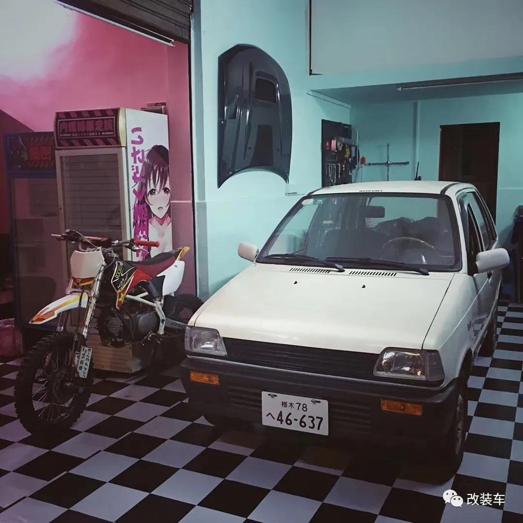 这动手能力也太强了！车友纯手工打造纯粹JDM小货车