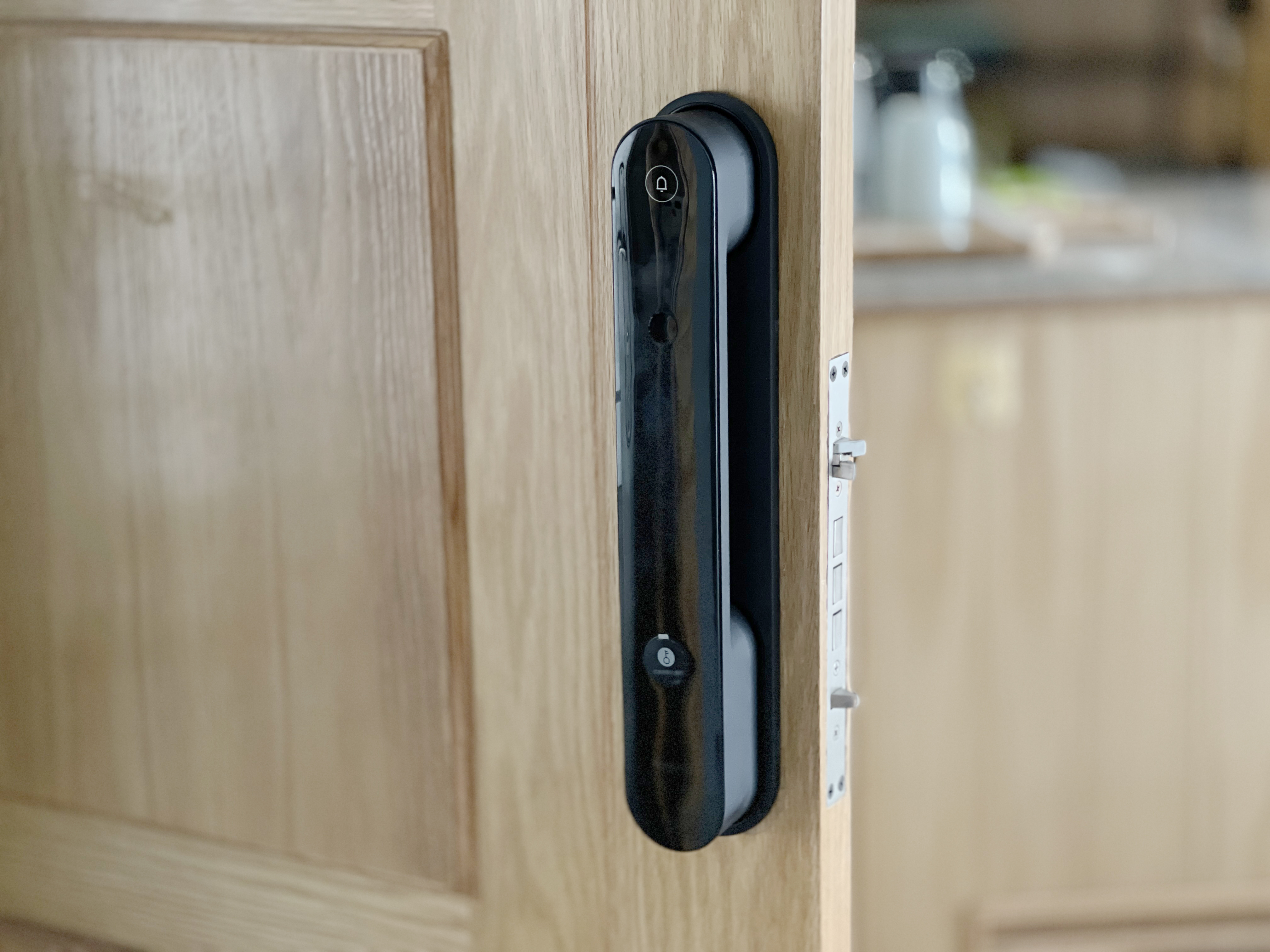 门锁测评老款门锁,指纹锁拆开测评