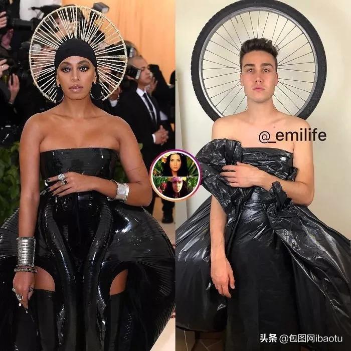 小哥cos垃圾袋,垃圾袋小哥cos