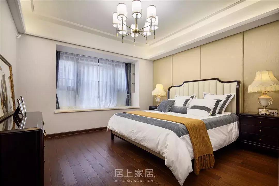 居上软装｜中房颐园188㎡现代美式实景案例赏析