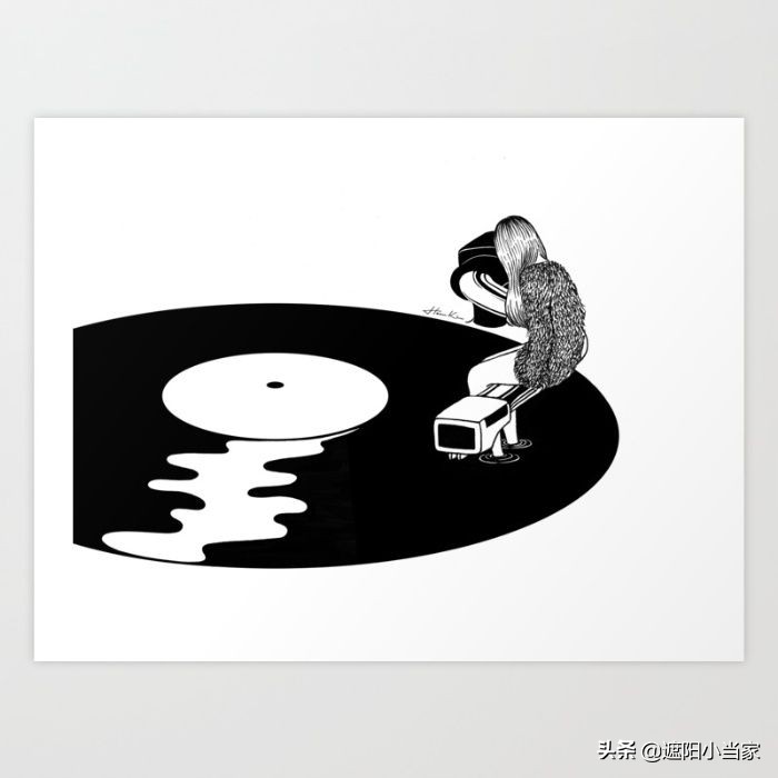 笔触丝滑的装饰画,仙气飘飘的小装饰画