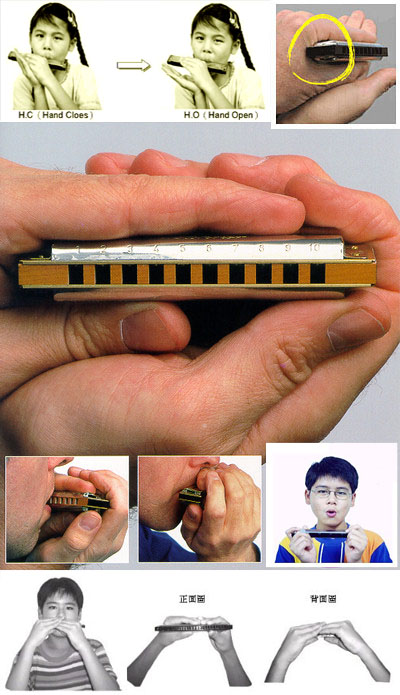 口琴正确拿法,口琴的持琴手法