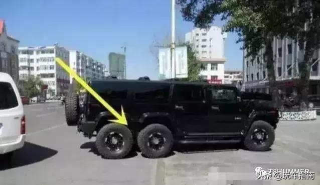 六轮悍马h2加长版视频,悍马h2越野最新款