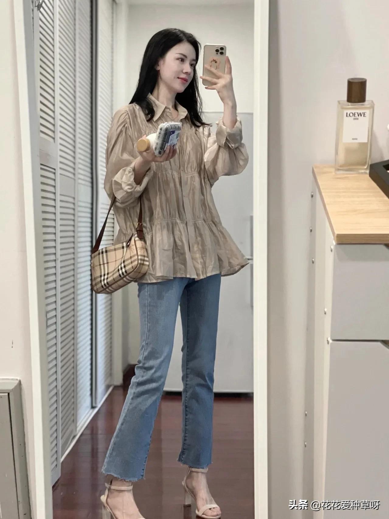 初秋韩国温柔风小姐姐穿搭,深秋成熟韩系穿搭女士