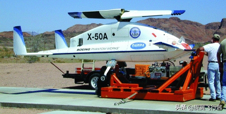 鸭式布局、停转旋翼、桨尖喷气，黑科技满满的波音X-50A试验机