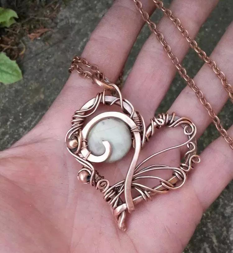 国外金属绕线首饰教程大全,绕线手工首饰