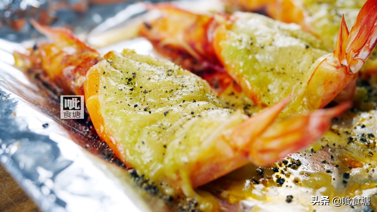 西餐吃虾的正确方法,大虎虾西餐做法大全