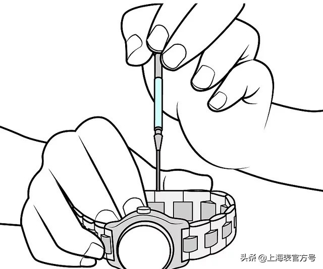 钢表带调节长短小技巧,天王表带怎么调节长短