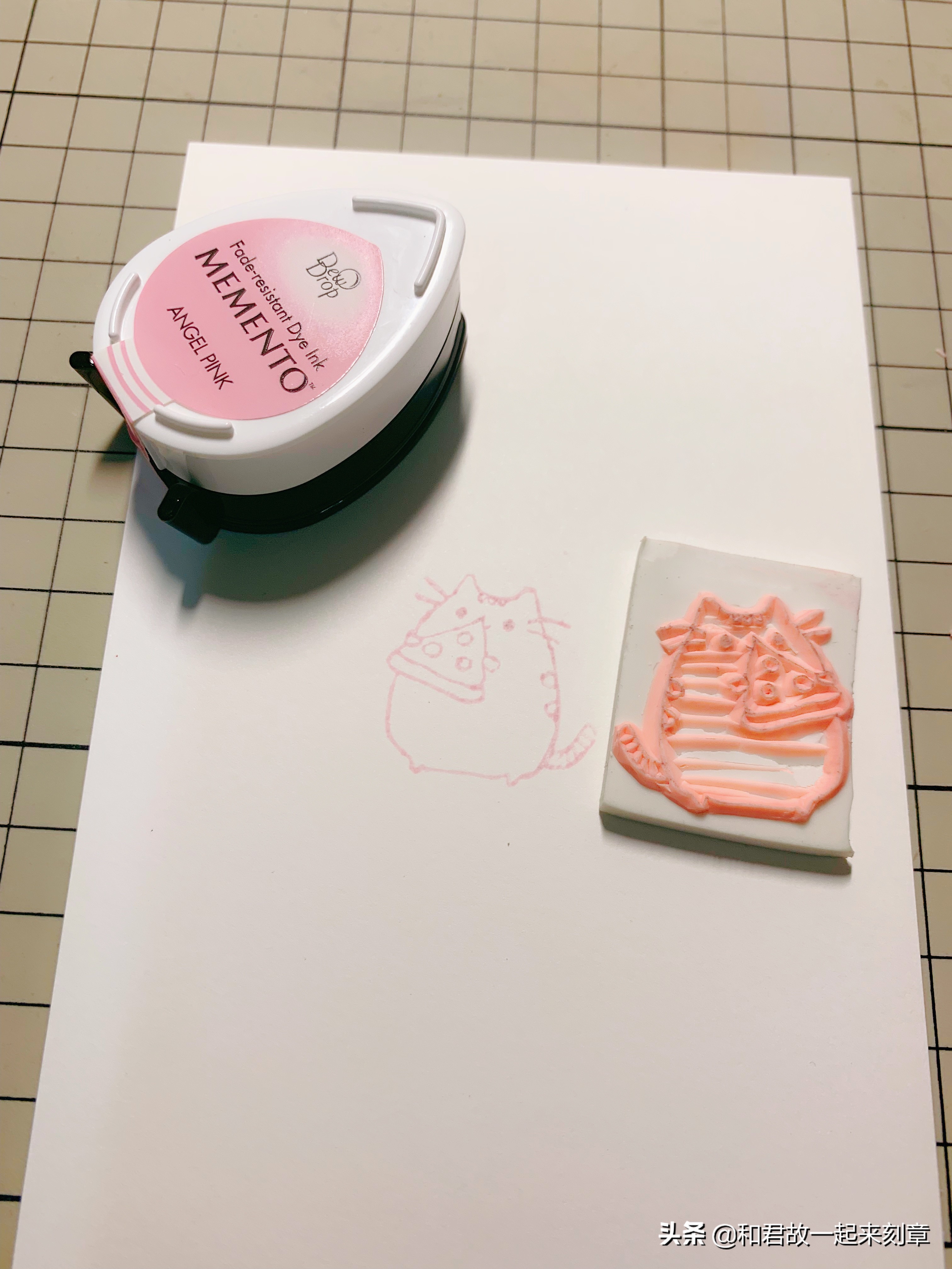 手工制作橡皮章视频,橡皮章制作小视频