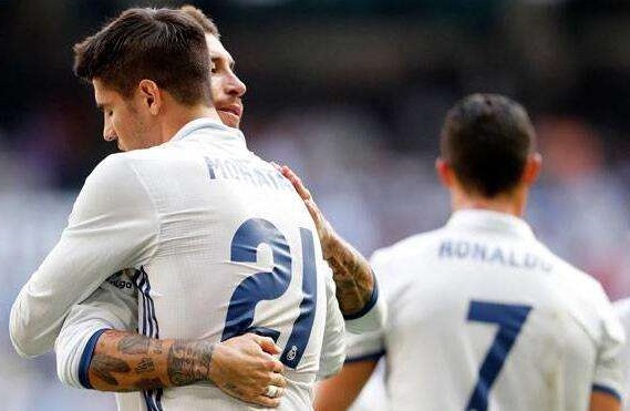 皇马的死对头,皇马全主力出战马德里德比