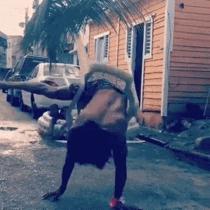 托马斯旋转搞笑名场面,倒立酷炫托马斯回旋