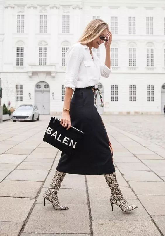 过膝靴时尚潮流,适合春天穿的长筒过膝靴