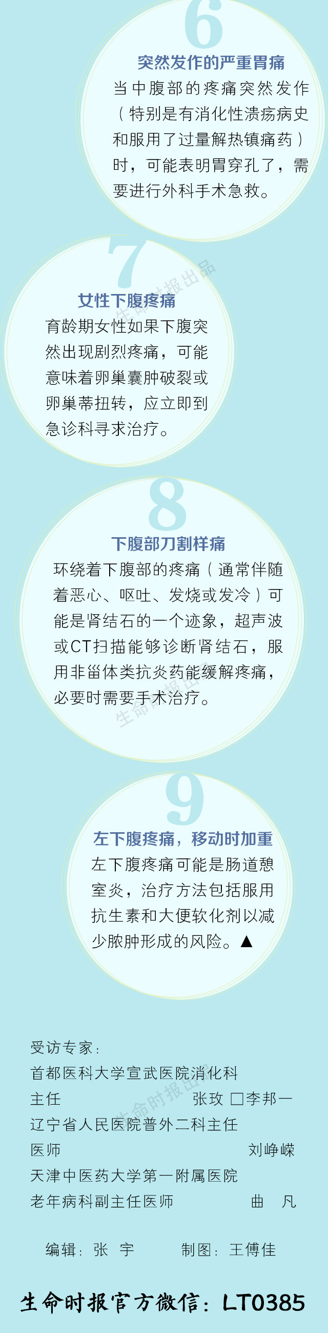 肚子痛的十大病情,肚子疼的各种类型和用药