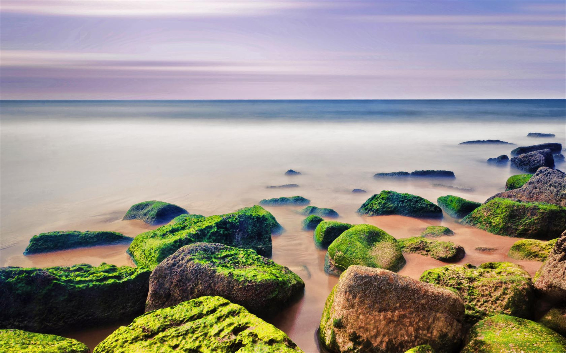 最美的护眼桌面壁纸,超清晰2340x1080曲面屏护眼壁纸