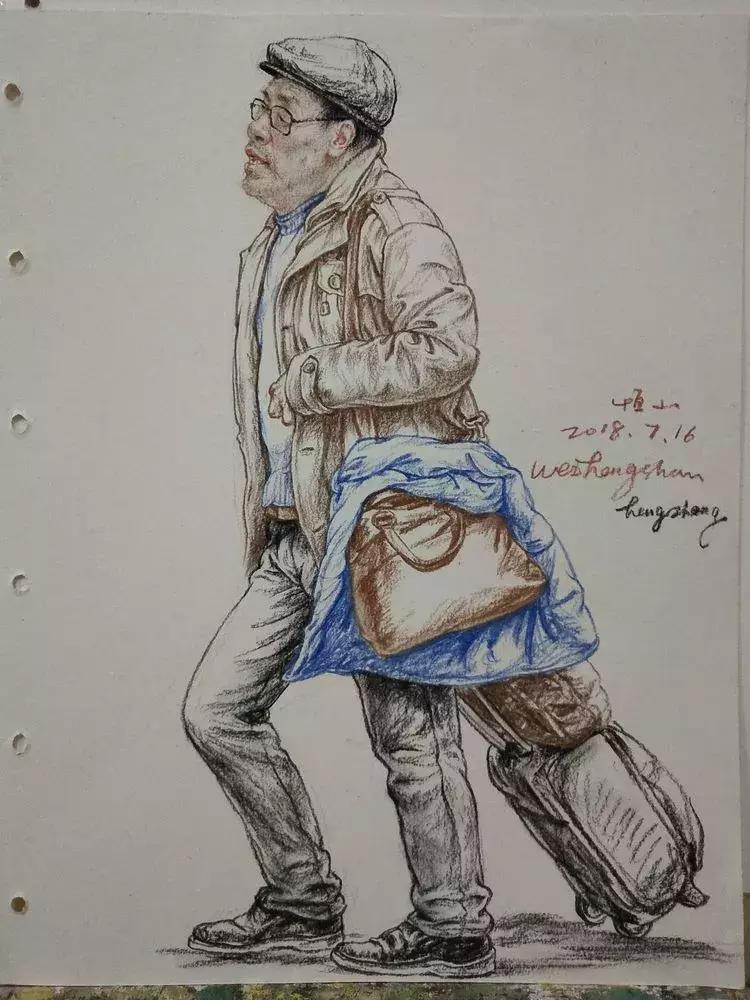 最好的素描速写作品,经典大师画素描速写人物