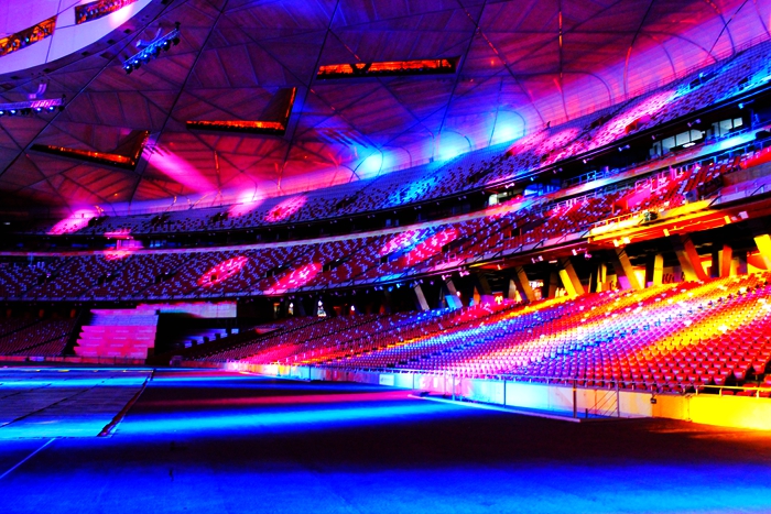 2019年鸟巢国庆灯光秀,鸟巢夜光系列