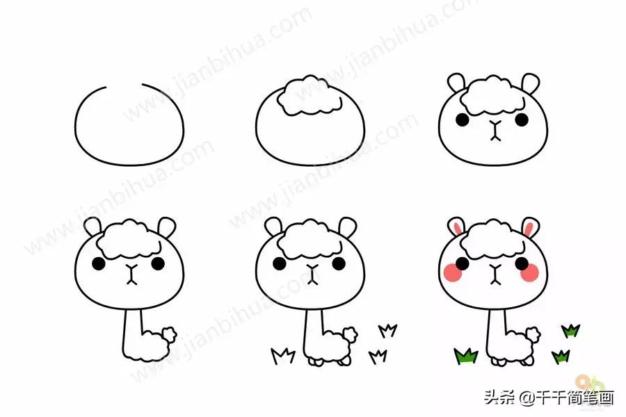 幼儿园动物的水墨画入门,儿童动物画入门简易范画