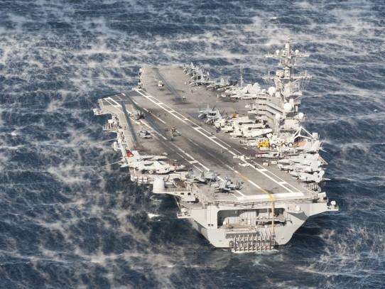 003型航空母舰最新进展,美国现有几艘航空母舰在世界各地