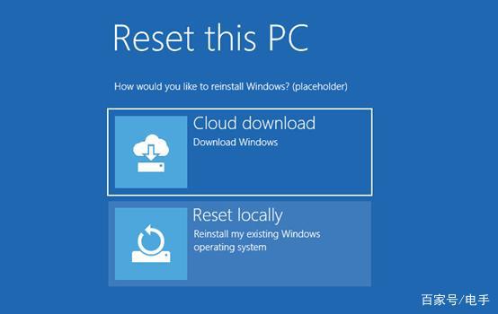 win10怎么重装win7,重装windows10选择云重装还是本地