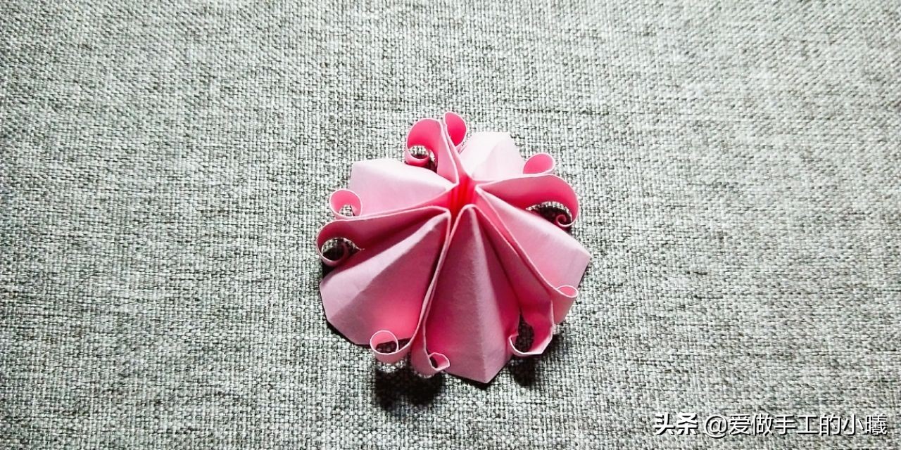 立体花怎么折简单又漂亮,手工折花最简单的五瓣花