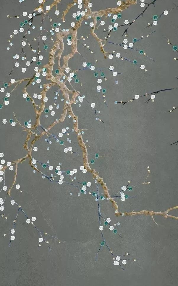 硅藻泥中式背景墙效果图客厅,硅藻泥电视背景墙新中式