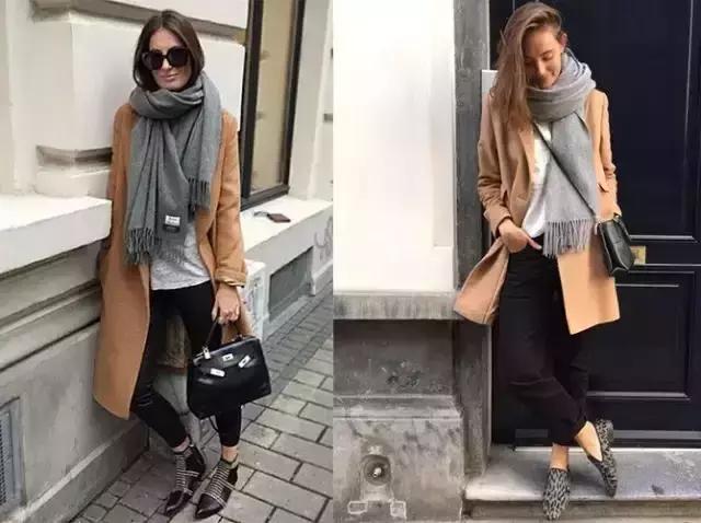 lv黑灰色双面羊绒围巾,围巾双面羊绒大衣