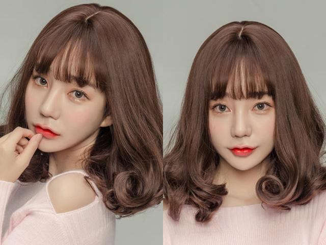 圆脸最适合卷发梨花头造型,齐肩梨花头卷发