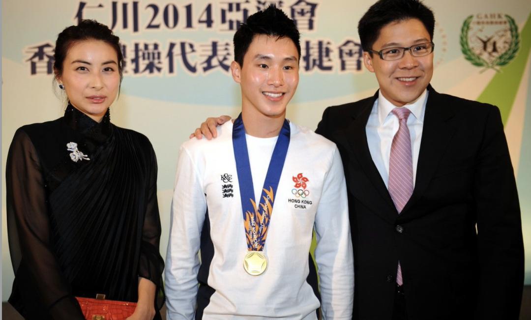 霍启刚郭晶晶谈奥运,郭晶晶和霍启刚一起接受采访