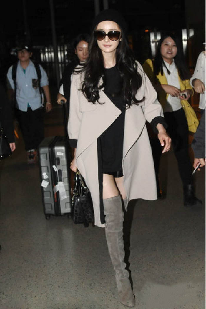 过膝长靴显瘦不掉筒推荐小个子,秋冬新款过膝长靴时尚又好看