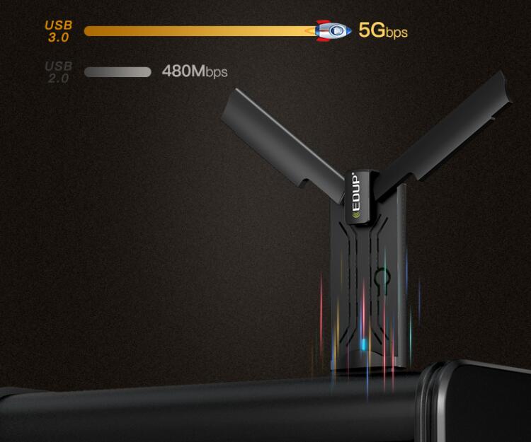 网速跃升即插即用翼联Wi-Fi6USB无线网卡EP-AX1696S上线发售
