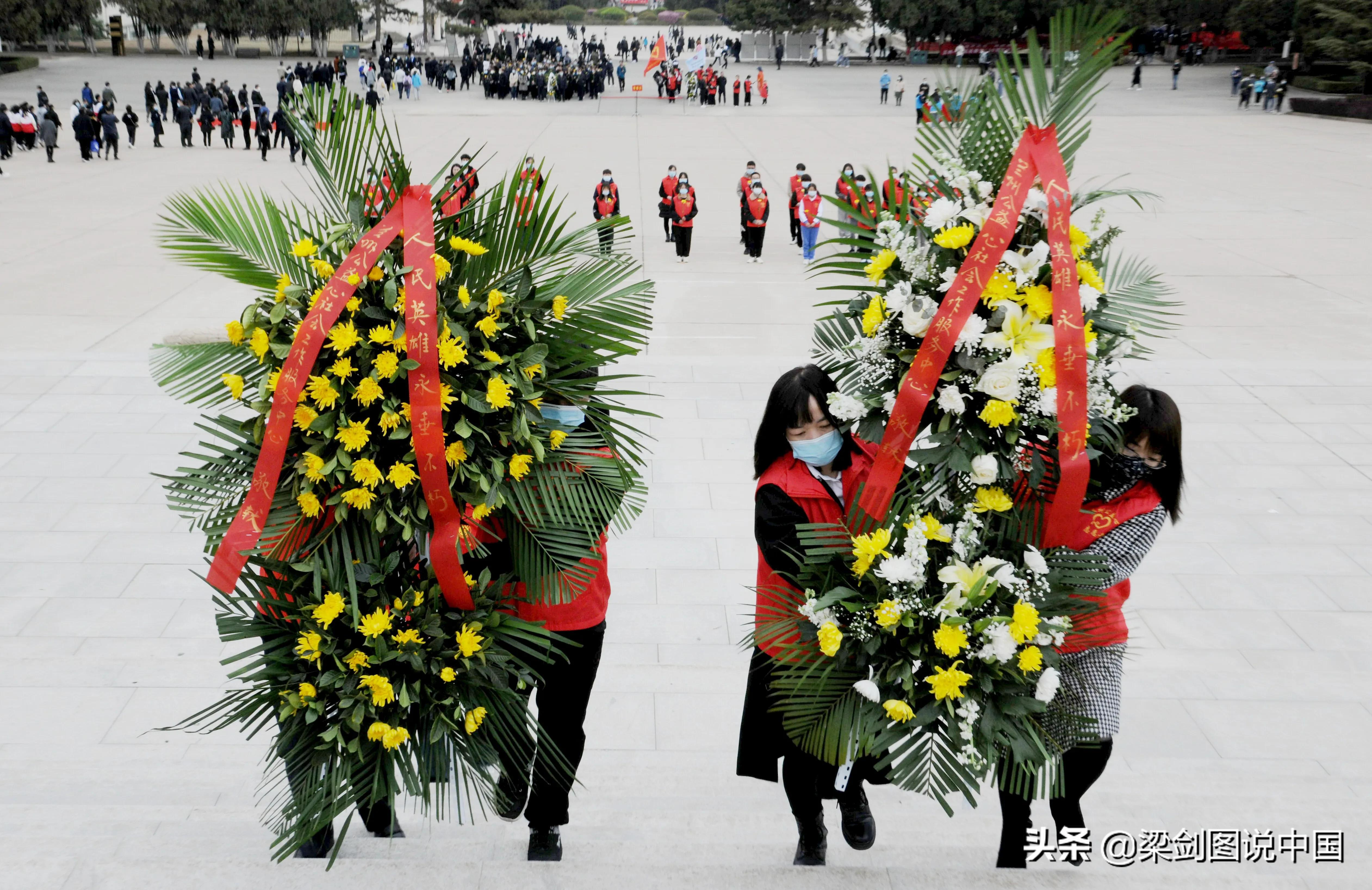兰州缅怀革命烈士传承民族精神,兰州缅怀先烈