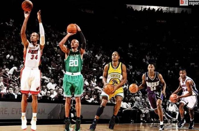 雷阿伦巅峰赛季数据,雷阿伦10年总决赛命中率