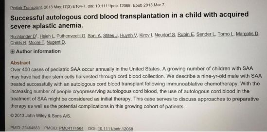 自存脐带血的价值不应被盲目否定 (科学认识自存脐带血)