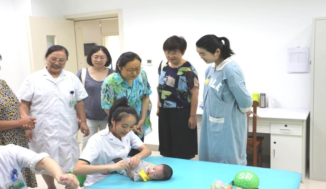 中残联领导到宿迁市儿童医院进行残疾儿童康复调研工作