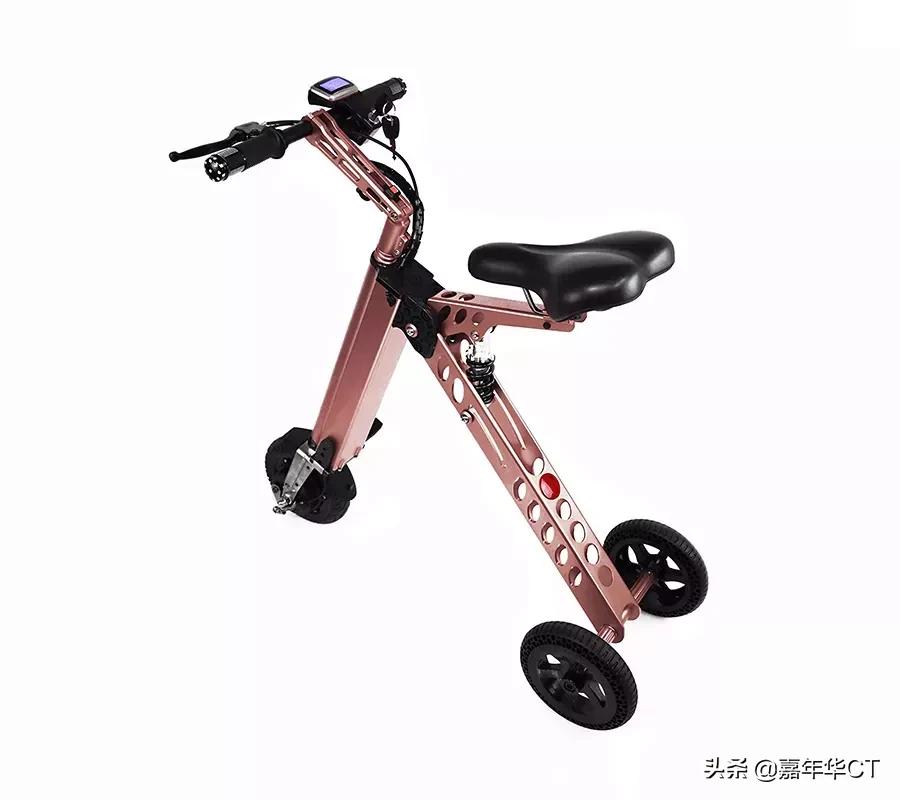 最小的折叠电动自行车,高端超小轻便折叠自行车