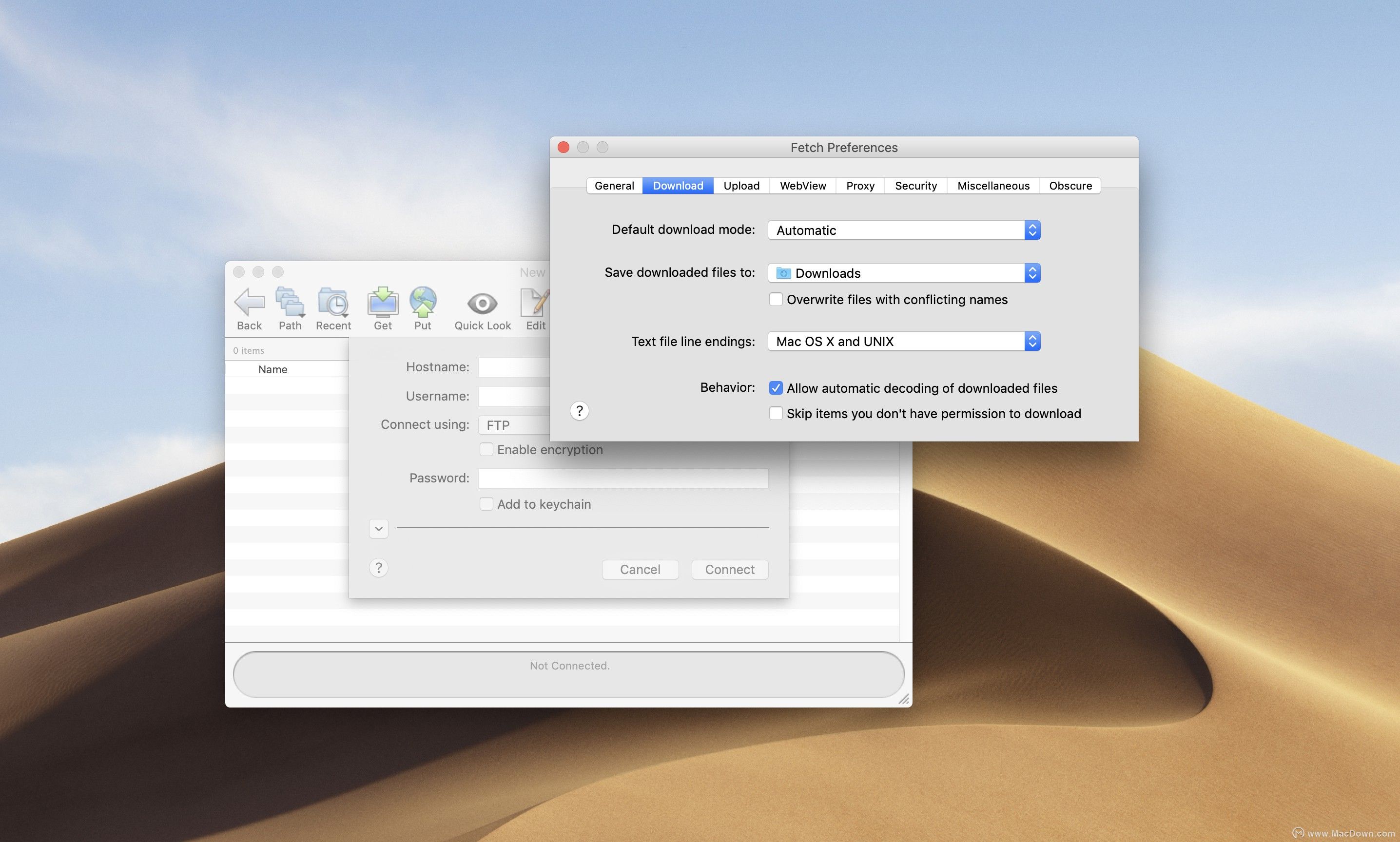 FetchforMac,ftp上传工具