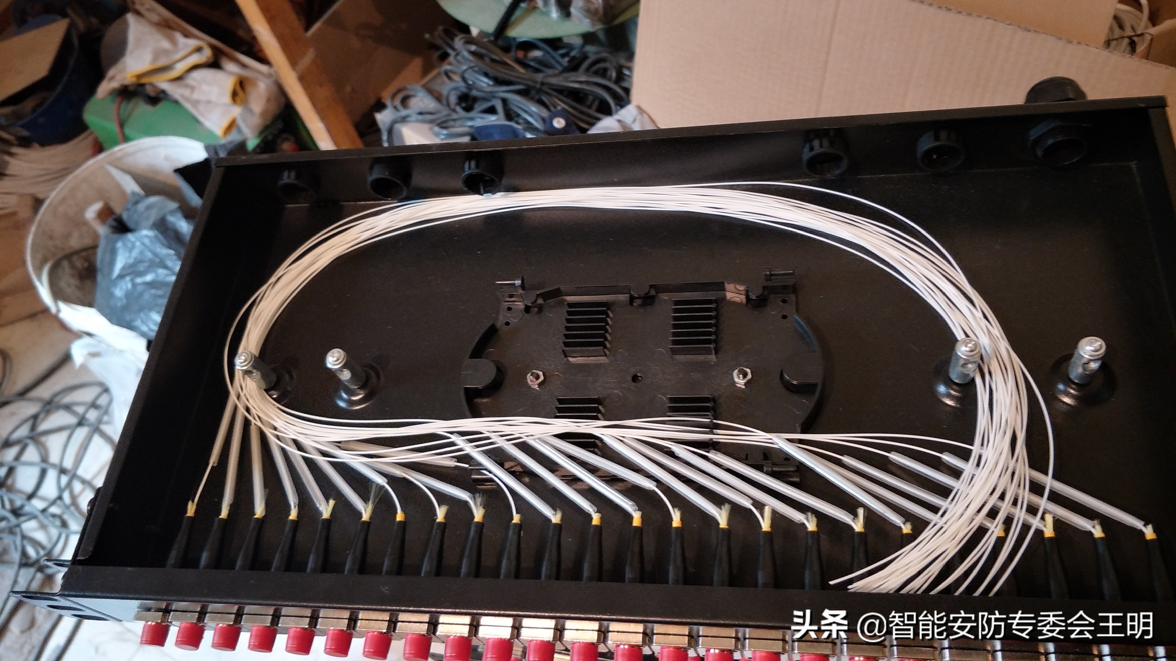 新型光纤熔接施工案例,风电场光纤熔接图纸