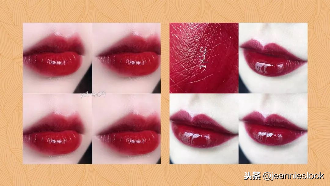 美式复古红口红色号,秋季口红推荐白皮