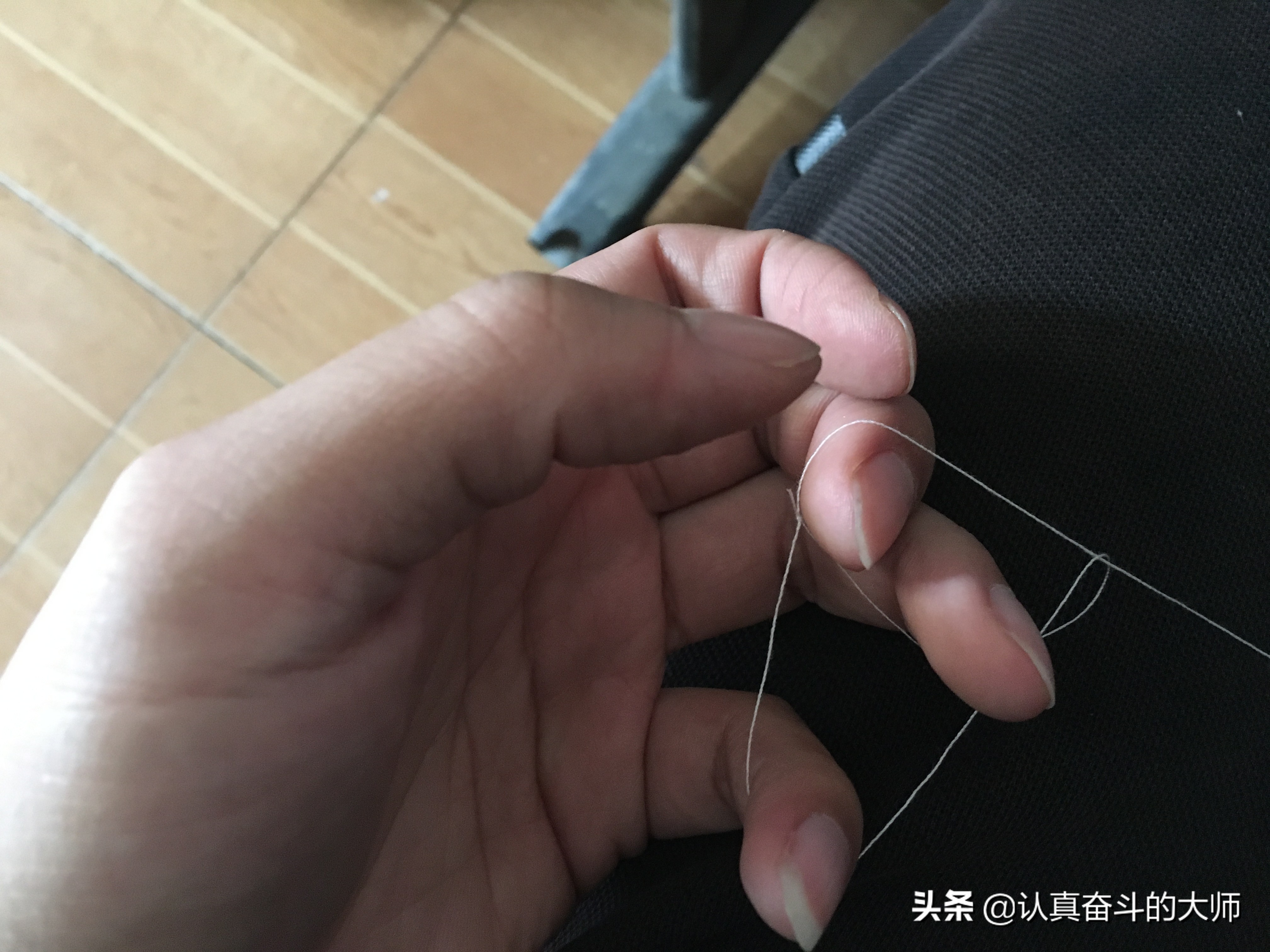 钓鱼主线与竿稍连接方法,主线绑竿稍不用太空豆的连接方法