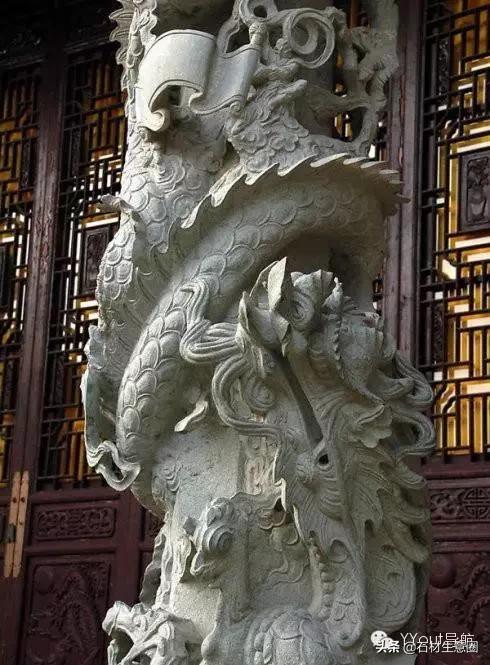 大型大理石石雕龙柱,石雕龙柱作品大全