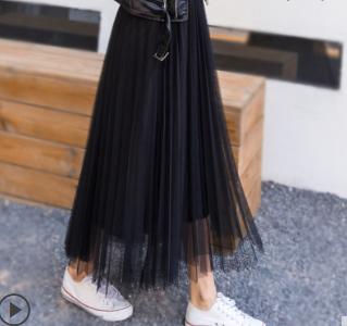 约会阳光仙气飘逸垂感显瘦半身裙,裙子推荐小众高级感半身裙垂感