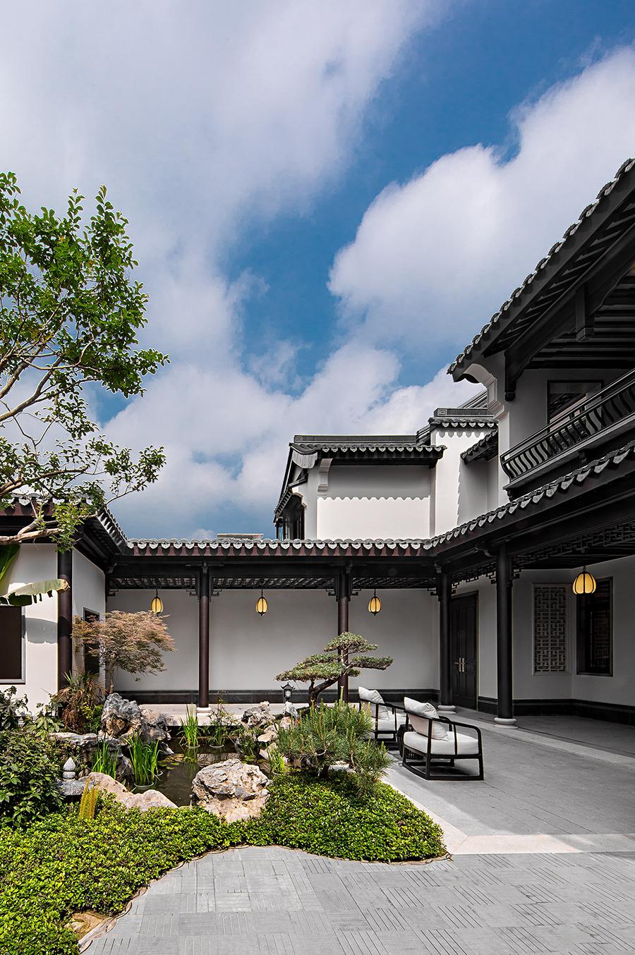 绝美的中式装修,经典中式合院设计