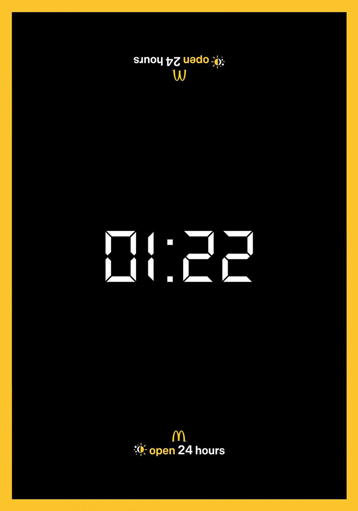 麦当劳的创意海报加解析,麦当劳的海报设计