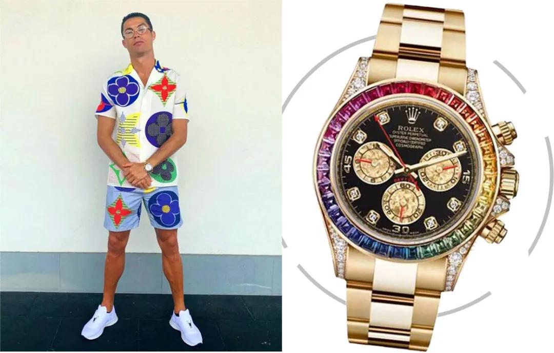 c罗定制的表,c罗日常搭配手表