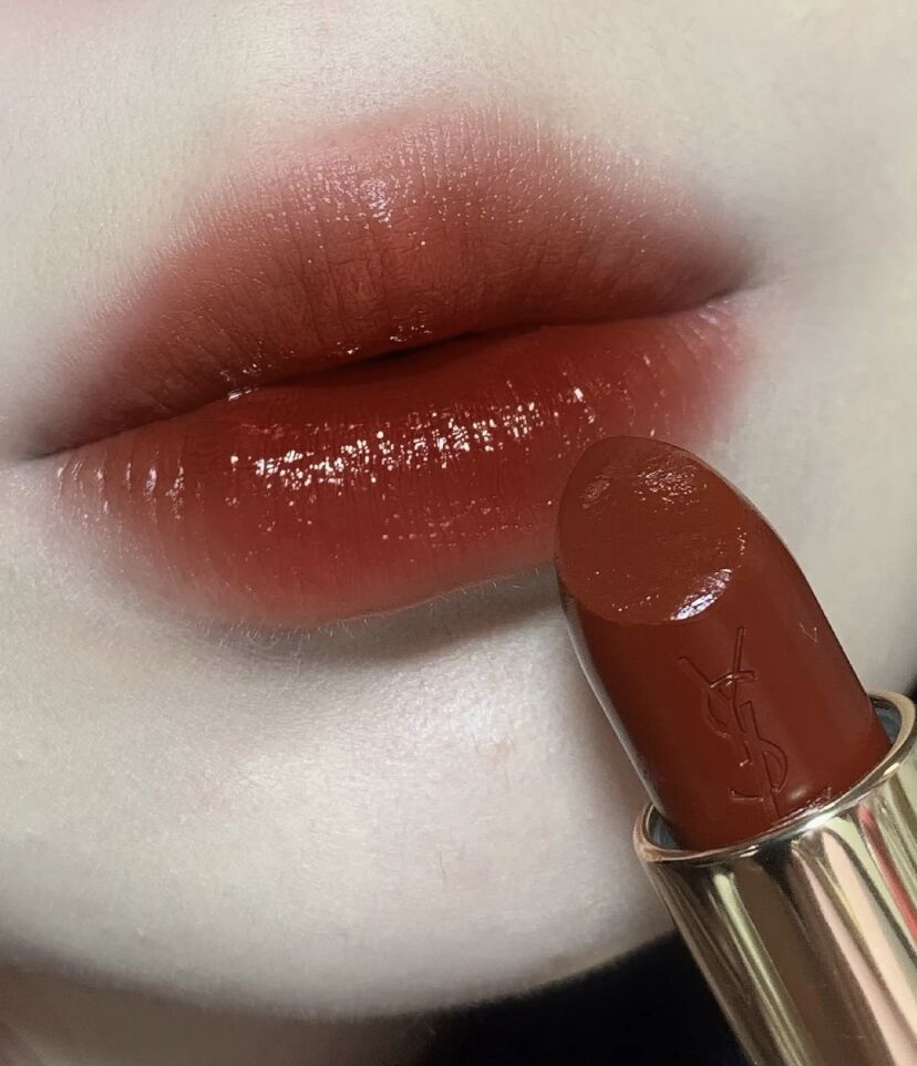 ysl圣罗兰黑金方管口红13偏执试色,ysl方管口红热门色