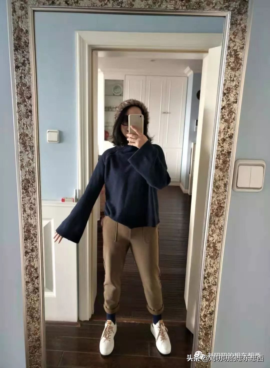 羊绒衫穿搭技巧秋冬,休闲装搭配冬款