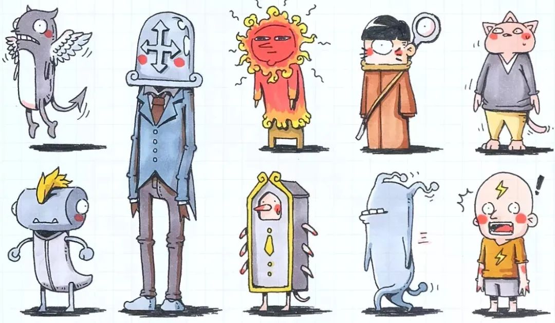 90后插画师画鬼,90后插画师山海经神兽